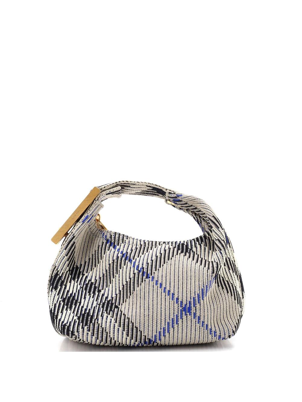 Burberry Peg Handle Bag Knit Check #364887B89B